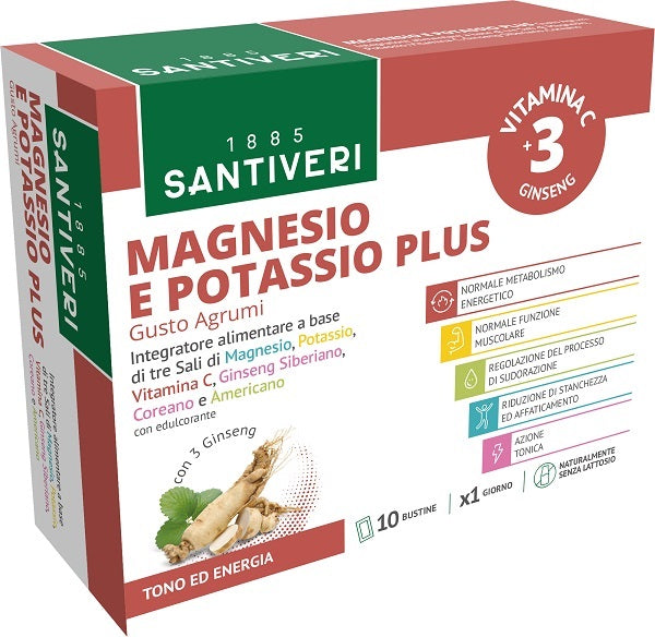 Magnesio & potassio plus sali minerali 10 bustine