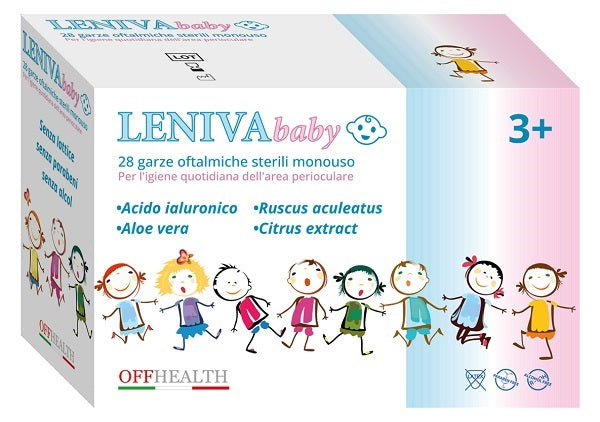 Leniva baby garze oftalmiche 28 pezzi