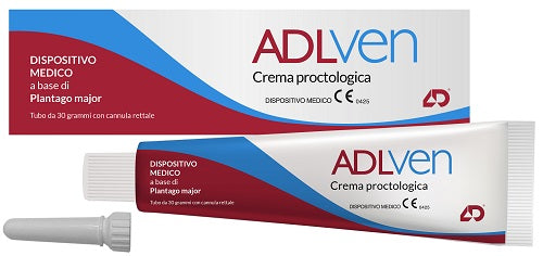 Crema rettale adlven 30 g con cannula applicatrice