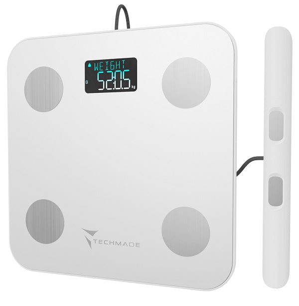 Techmade bilancia body fat con elettrodi tm-scale2