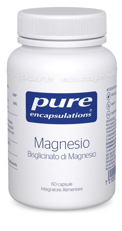 Pure encapsulations magnesio bisglicinato 60 capsule