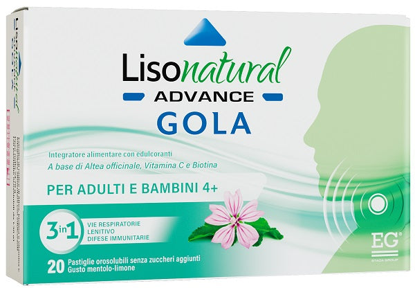 Lisonatural advance gola 20 pastiglie