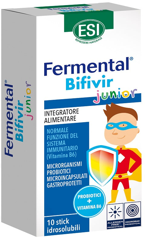 Esi fermental bifivir junior 10 stick idrosolubili