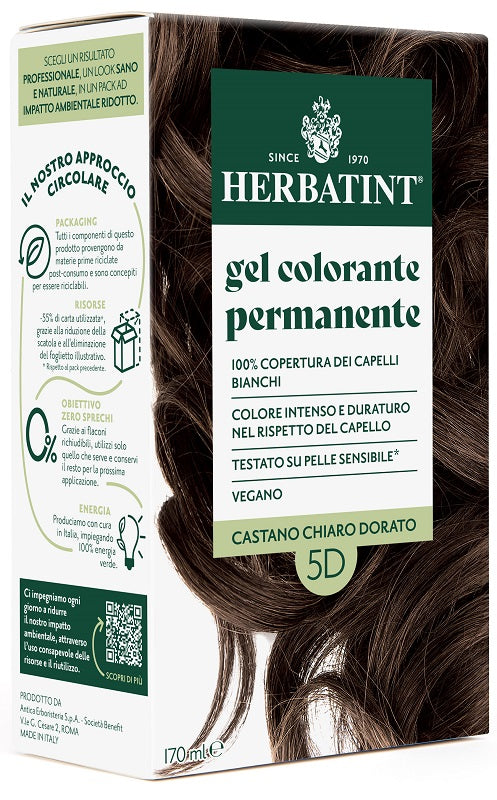 Herbatint 5d castano chiaro dorato 170 ml