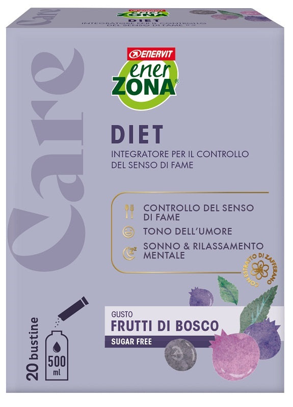 Enerzona care diet frutti di bosco 20 bustine