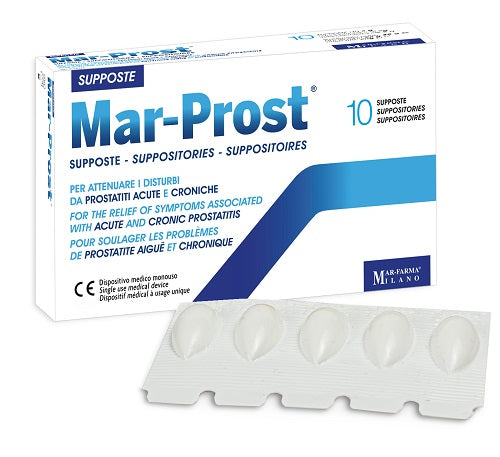 Mar-prost supposte 10 pezzi