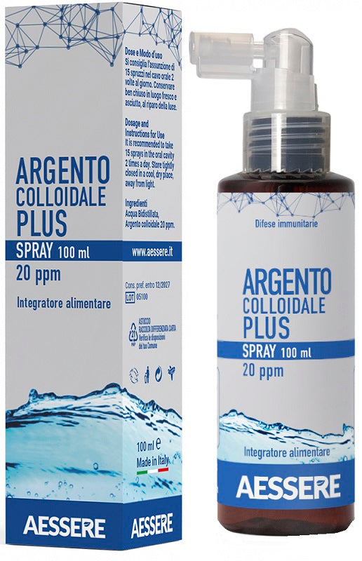 Argento colloidale plus 20ppm spray 100 ml