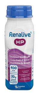 Renalive hp gusto frutti di bosco 4 flaconi da 200 ml senza glutine