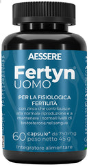 Fertyn uomo 60 capsule 750 mg senza glutine senza lattosio