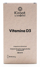 Kiroot by nutribiotica vitamina d3 360 perle senza glutine senza lattosio