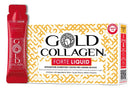 Gold collagen forte liquid 10 sticks da 25 ml gusto pesca mela e arancia con edulcorante