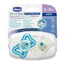 Chicco succhietto light lumi silicone 16-36m 2 pezzi