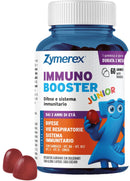 Zymerex immuno booster junior 60 gummies gusto fragola senza zuccheri con edulcoranti senza glutine senza lattosio