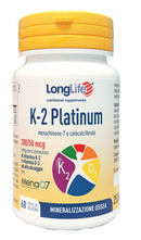 Longlife k 2 platinum 60 perle di gelatina senza glutine
