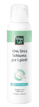 Allgasan schiuma piedi 10% urea 150 ml con profumo