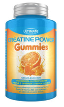 Ultimate creatine power arancia 60 caramelle gommose senza zuccheri e glutine