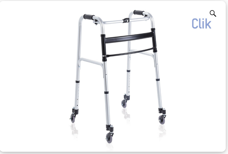 Deambulatore pieghevole 4 ruote  piroettantI RP733M