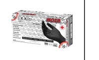 GUANTI NITRILE  DOC ZERO POWDER FREE VELO NOIR 1BOX X 100 PZ