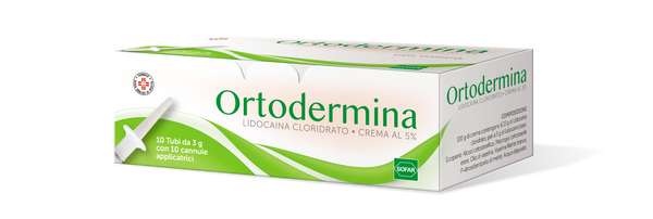 Ortodermina crema al 5%    lidocaina cloridrato