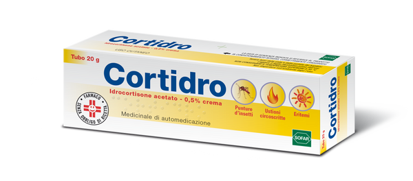 Cortidro 0,5% crema idrocortisone acetato