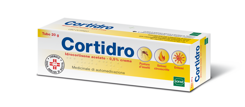 Cortidro 0,5% crema idrocortisone acetato