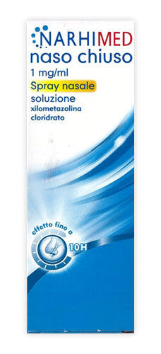 Narhimed naso chiuso 1 mg/ml gocce nasali, soluzione  narhimed naso chiuso 1 mg/ml spray nasale, soluzione  xilometazolina cloridrato