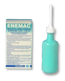 Enemac&reg; 16,1g/100ml+6g/100ml  soluzione rettale  fosfato monosodico monoidrato+fosfato bisodico eptaidrato