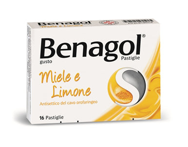 Benagol pastiglie gusto miele e limone 16 pastiglie