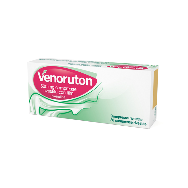 Venoruton 1000 mg polvere per soluzione orale  venoruton 500 mg compresse rivestite con film  venoruton 2% gel  oxerutina