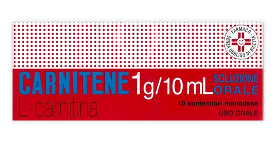 Carnitene 1 g/10 ml soluzione orale  carnitene 1,5 g/5 ml soluzione orale  carnitene 1 g compresse masticabili  l-carnitina