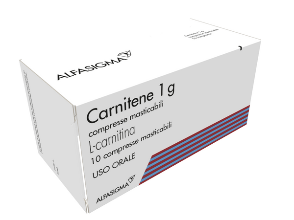 Carnitene 1 g/10 ml soluzione orale  carnitene 1,5 g/5 ml soluzione orale  carnitene 1 g compresse masticabili  l-carnitina