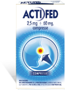 Actifed 2,5 mg + 60 mg compresse  actifed 2,5 mg/10 ml + 60 mg/10 ml sciroppo  triprolidina cloridrato; pseudoefedrina cloridrato
