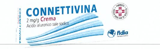 Connettivina 2 mg/g crema  acido ialuronico sale sodico