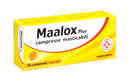 Maalox plus 200 mg + 200 mg + 25 mg compresse masticabili  magnesio idrossido + alluminio ossido, idrato + dimeticone