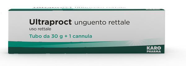 Ultraproct unguento rettale  fluocortolone pivalato + fluocortolone caproato + cincocaina cloridrato