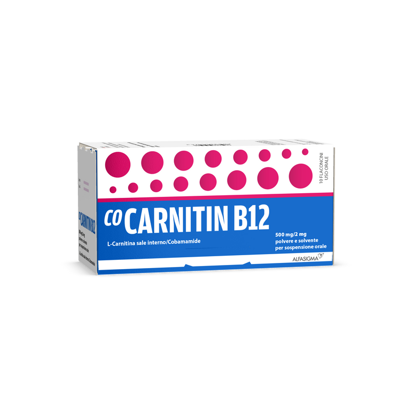 Cocarnitin b12 500 mg/2 mg polvere e solvente per sospensione orale  l-carnitina/cobamamide