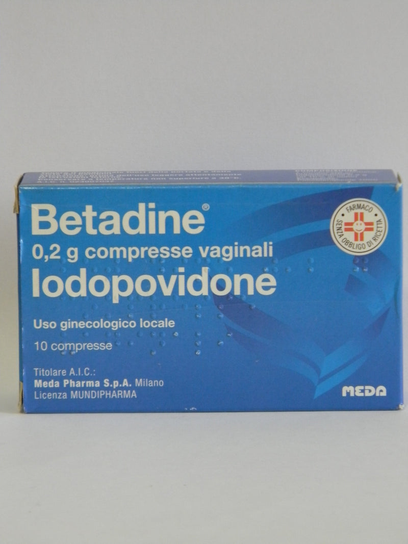 Betadine 0,2 g compresse vaginali  iodopovidone