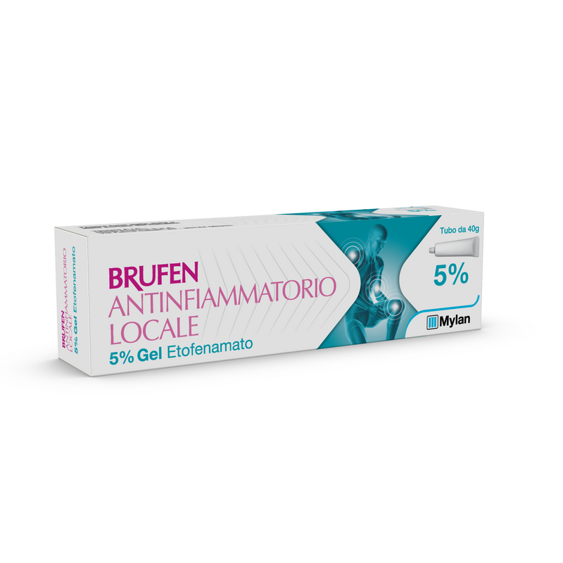 Brufen antinfiammatorio locale 5% gel  etofenamato