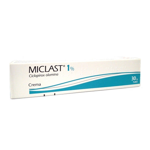 Miclast 1% crema  miclast 1% polvere cutanea  miclast 1% soluzione cutanea  ciclopirox olamina