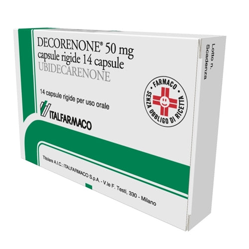 Decorenone 50 mg capsule rigide  ubidecarenone