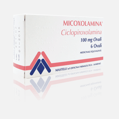 Micoxolamina1% crema vaginale  micoxolamina 100 mg ovuli vaginali  micoxolamina 1% schiuma ginecologica  ciclopirox olamina