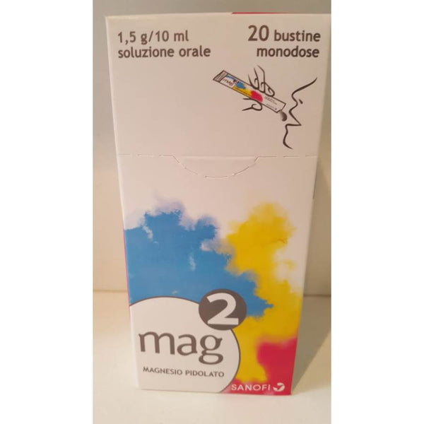 Mag2 1,5 g/10 ml soluzione orale  mag2 2,25 g polvere per soluzione orale  magnesio pidolato