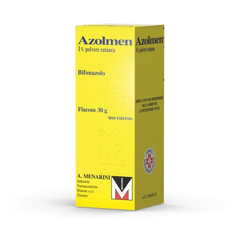 Azolmen 1% crema azolmen 1% gel azolmen 1% soluzione cutanea azolmen 1% polvere cutaneabifonazolo