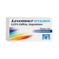 Levoreact oftalmico 0,05 % collirio, sospensione  levocabastina cloridrato