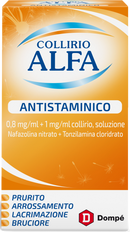 Collirio alfa antistaminico 0,8 mg/ml + 1 mg/ml collirio, soluzione   nafazolina nitrato e tonzilamina cloridrato