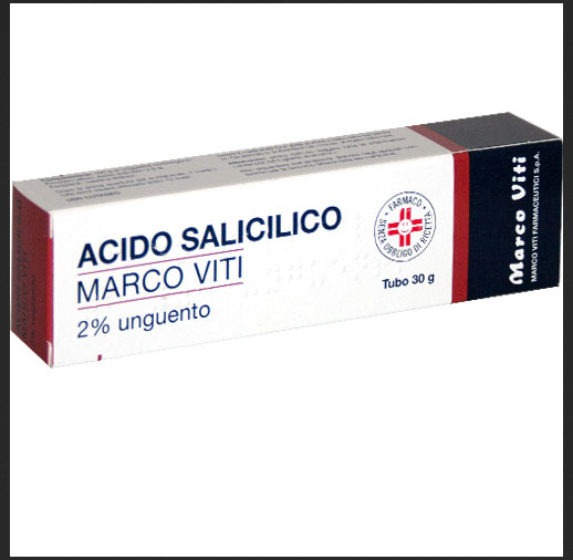 Acido salicilico marco viti 2% unguento  acido salicilico marco viti 5% unguento  acido salicilico marco viti 10% unguento