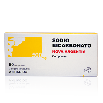 Sodio bicarbonato nova argentia 500 mg compresse  sodio bicarbonato