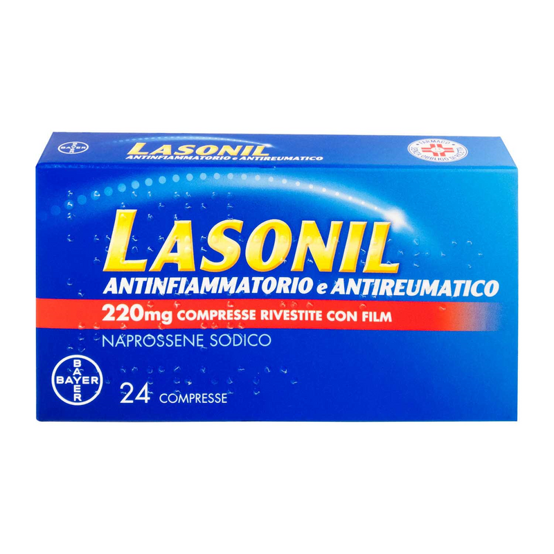 Lasonil antinfiammatorio e antireumatico 220 mg compresse rivestite con film  naprossene sodico