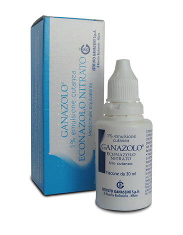 Ganazolo 10 mg/g crema  ganazolo 10 mg/g emulsione cutanea  econazolo nitrato  medicinale equivalente