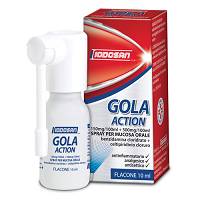 Gola action 1,5 mg/ml + 5 mg/ml spray per mucosa orale, soluzione benzidamina cloridrato/cetilpiridinio cloruro